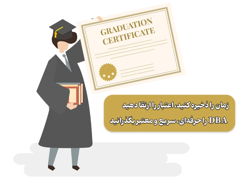 بدست آوردن مهارت‌های کاربردی و کلیدی بعد از اتمام دوره DBA
