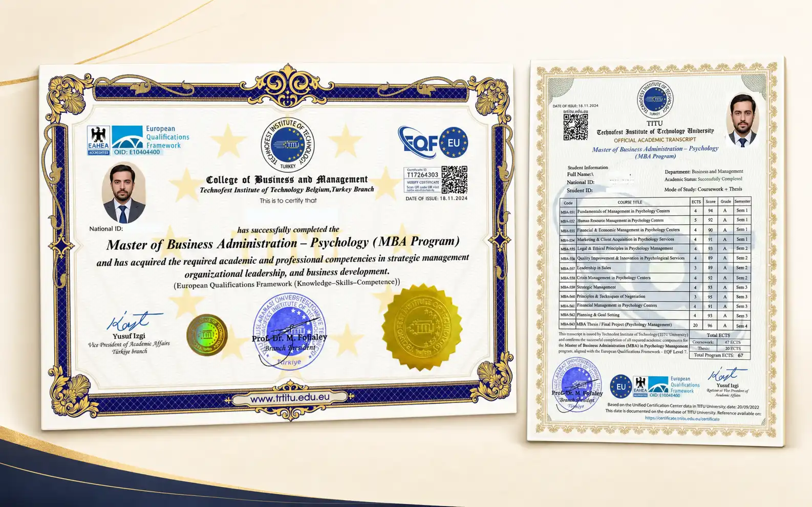 مدرک MBA