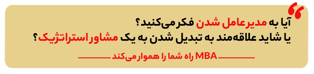 مشاور کسب و کار با MBA