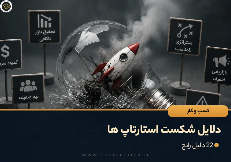 دلایل شکست استارتاپ ها