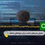 بهترین زبان برنامه نویسی 2025