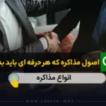 اصول مذاکره که هر حرفه ایی باید بداند