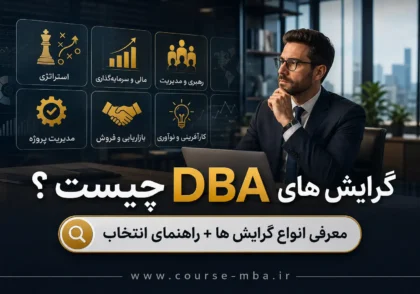 انواع گرایش های دوره DBA