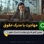 مهاجرت با مدرک حقوق