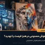 تأثیر هوش مصنوعی در هنر؛ فرصت یا تهدید؟
