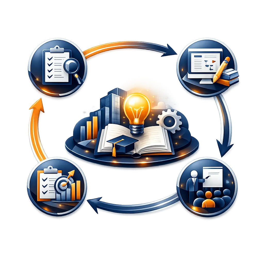 فرایند طراحی و اجرای دوره های سازمانی