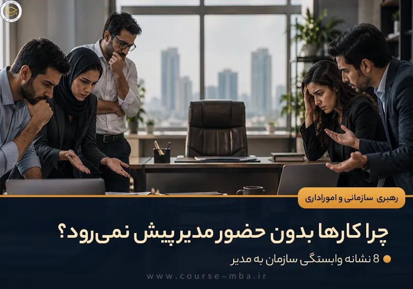 وابستگی سازمان به مدیر